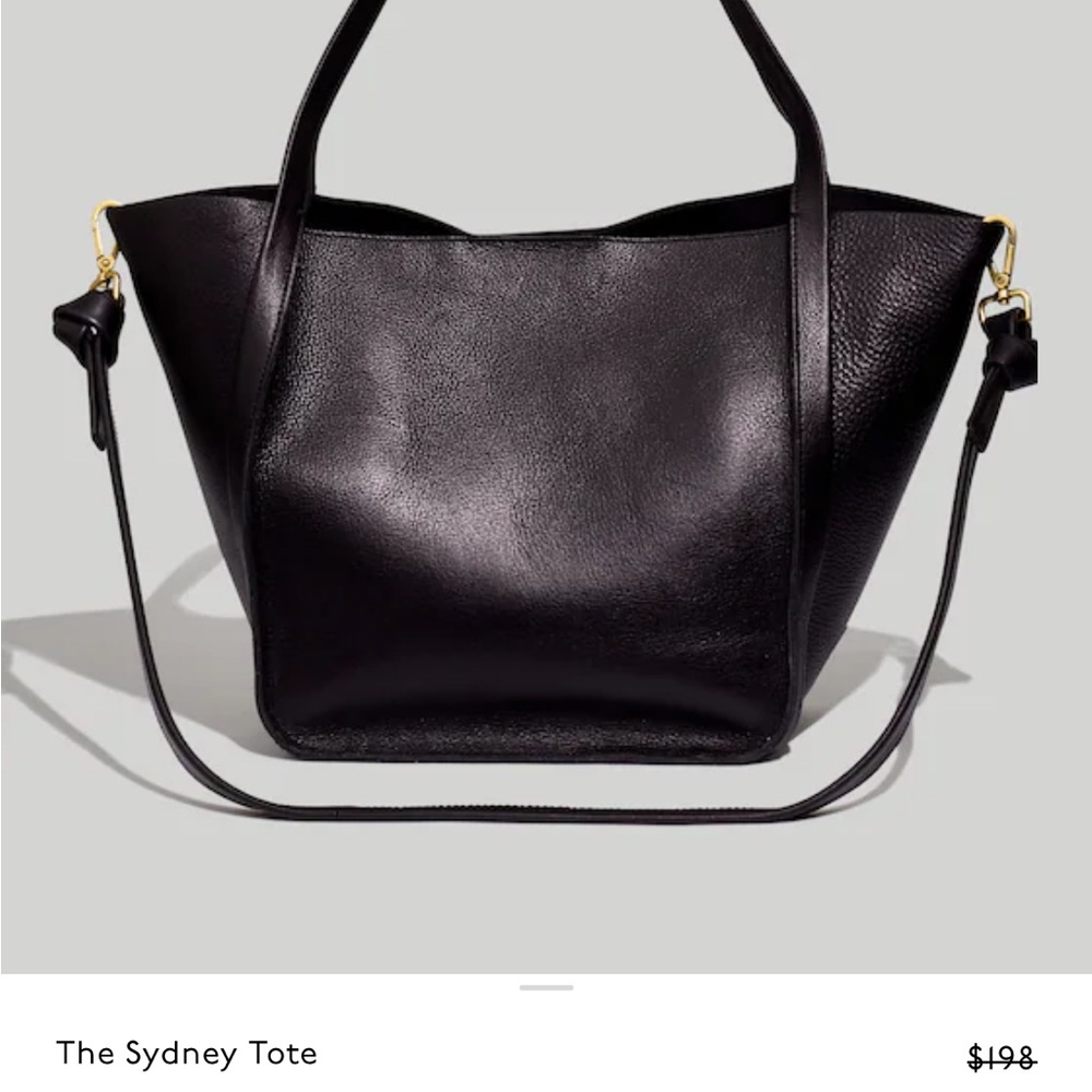 Madewell Sydney tote bag black